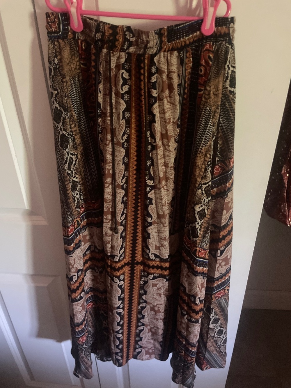 Paisley maxi skirt
